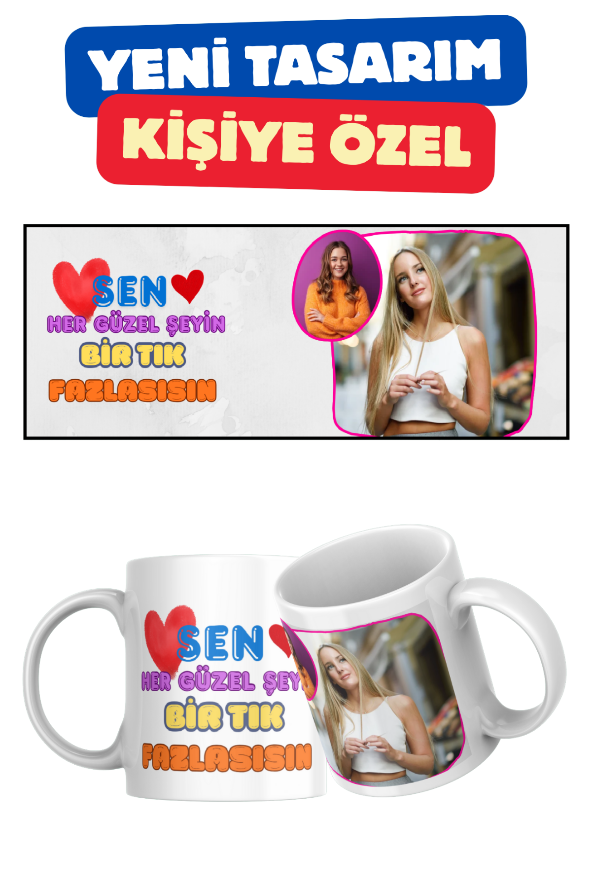 Kişiye özel tasarımlı hediyelik Konsept kupa 14