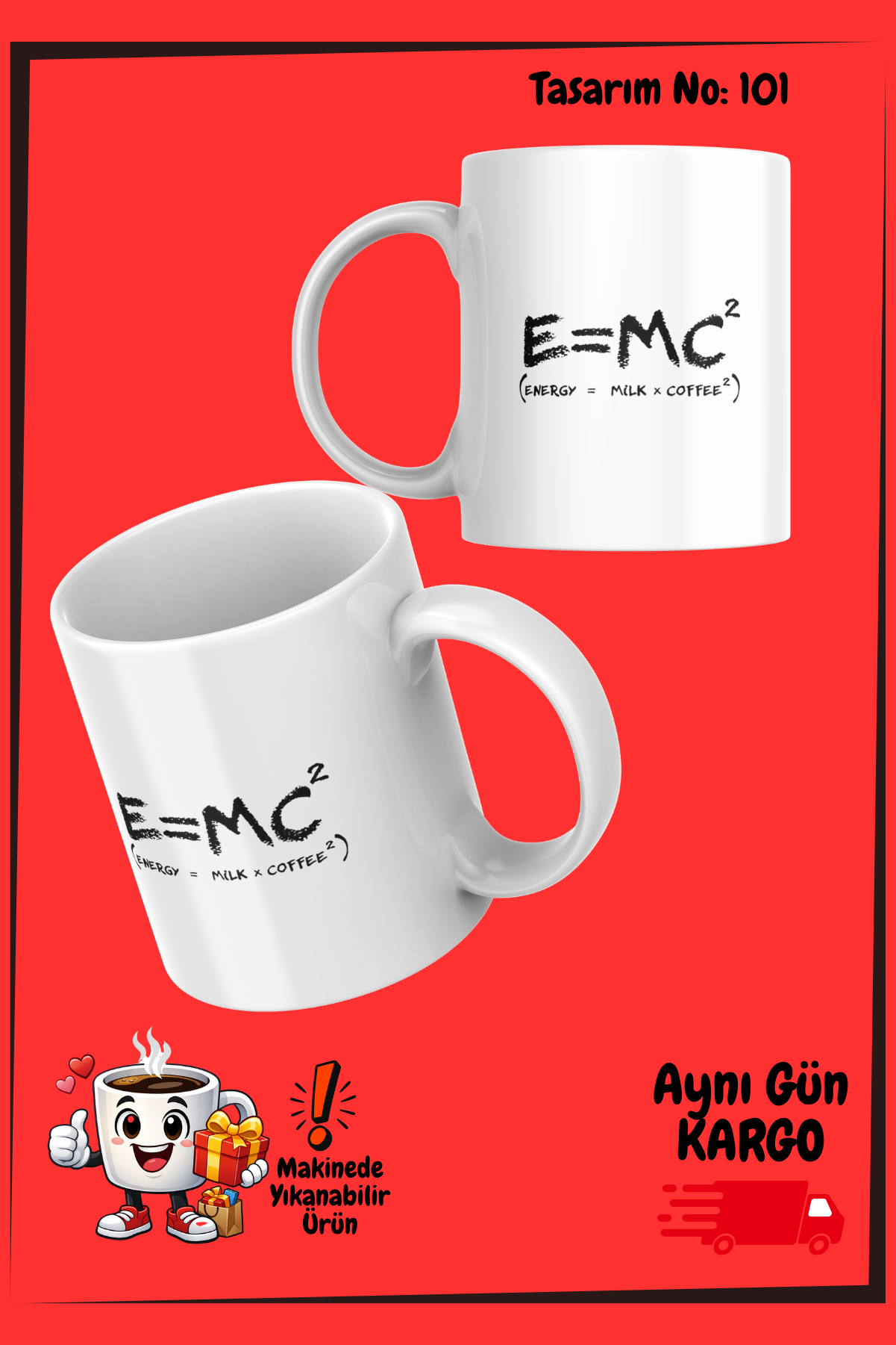 Tasarım Nescafe Çay kupası kişiye özel